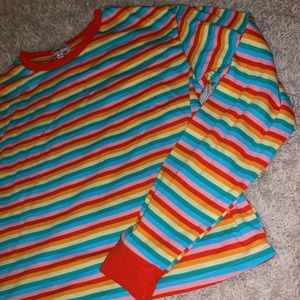 colorful striped vintage long sleeve